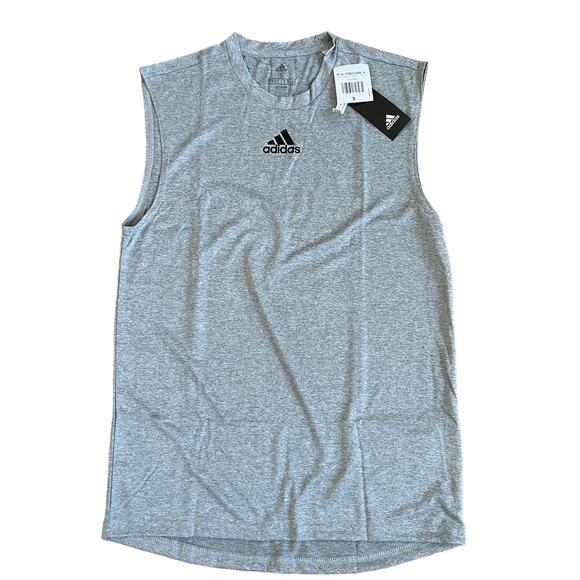 ADIDAS MENS SLEEVELESS PREGAME BOS MUSCLE T SHIRT Size small - Picture 2 of 9